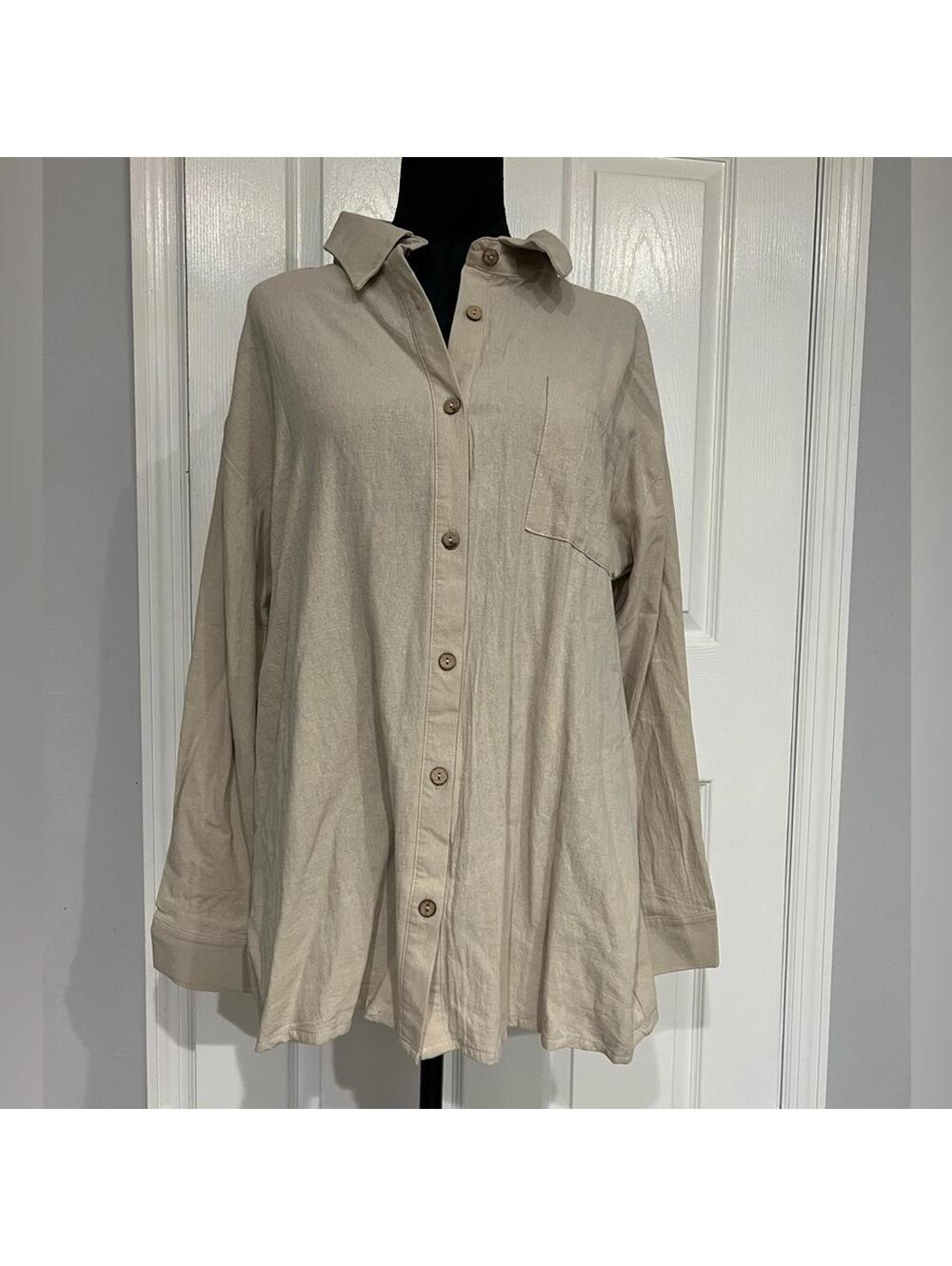 Women’s Button Down Shirt | SHEIN | Size Medium